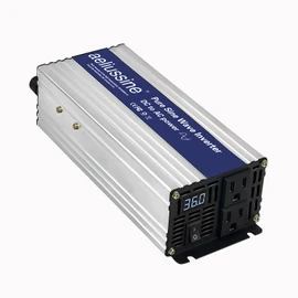 Aeliussine 1200W Pure Sine Wave Inverter-36V DC to 110V 120V AC Power Converter with 2 AC Outlets, 36 Volt Power Inverter for Truck, Rv, Camping, Home, Emergency Power