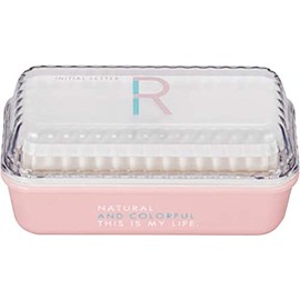 Masakazu 47-27222-0 Lunch Box, Made in Japan, INITIAL Rectangular EM Lunch Box, 3.5 x 7.0 x 3.3 inches (8.8 x 17.9 x 8.4 cm)
