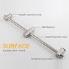 BANGPU 24 Inch Shower Slide Bar, Adjustable Shower Bar For