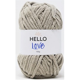 Hello Love Yarn, Misty Grey, 100g