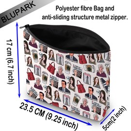 BLUPARK TDWP Inspired Makeup Bag That's All Cosmetic Bag Midcentury Modern Movies Gift Funny Movies Quote Cosmetic Bag, That's All, Retro