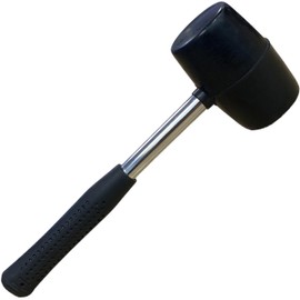 Peggi Mallet for Tent Pegs Rubber Mallets for Installing Tent & Awning Pegs Durable, Lightweight Tent Hammer Rubber Mallet Camping Tent Peg Mallet Dimensions: W10cm x H30cm x D7cm