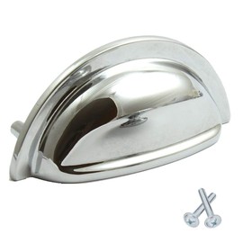 Polished Chrome Kitchen Furniture Cup Handle, Bedroom, cupboard door handles