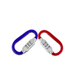 Tofficu Aluminum Alloy Password Lock Outdoor Anti-Theft Luggage Lock for Travel Dial Number Combination 1 Piece Random Color