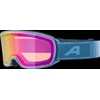 ALPINA NAKISKA Q-LITE Mirrored, Contrast-Enhancing OTG Ski Goggles with 100%
