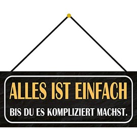 Schatzmix Tin-Plate Sign, Sheet metal, Multicoloured, 27x10 cm