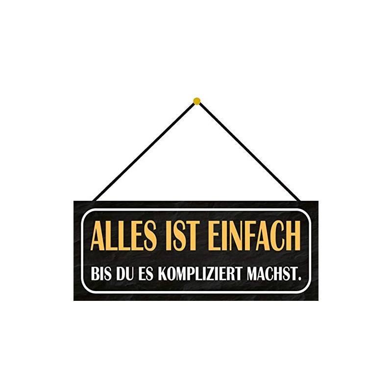 Schatzmix Tin-Plate Sign, Sheet metal, Multicoloured, 27x10 cm