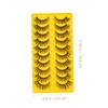 WOONEKY 10pairs Wispy Lash Clusters Lashes Cluster Kit Natural Look