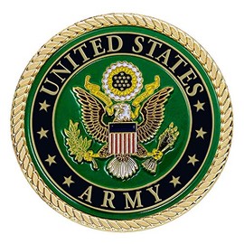 Army – 2 Inches – U.S. Army Metal Emblem - Army Gifts