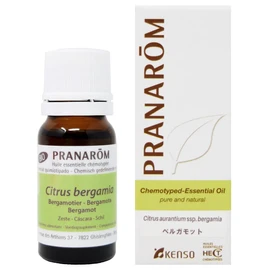 Bergamot 0.3 fl oz (10 ml) Top Notebook, Pranarom Essential Oil (Essential Oil)