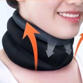 현이몰 일자목 목보호대 목지지대 목밴드 목스트레칭 스트레칭 목땡길때 목이아플때 HuniMall Cervical Traction Neck Support Brace Band Stretching Relief for Neck Pain