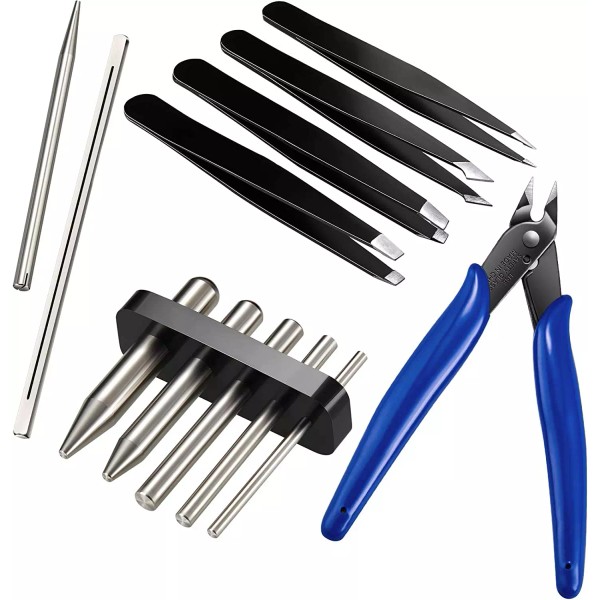 12 Metal Model Tool Kits Including 7 Metal Model Long