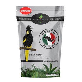 Canopy Point Coffee – Altura Mexican Light Roast, Gourmet Blonde Roast, Air Roasted Arabica Coffee (Ground, 12oz)