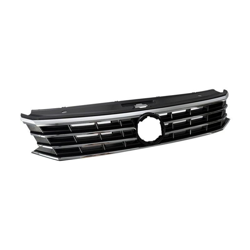 RDDY START Front Upper Grille Black w/Chrome Compatible with 2016