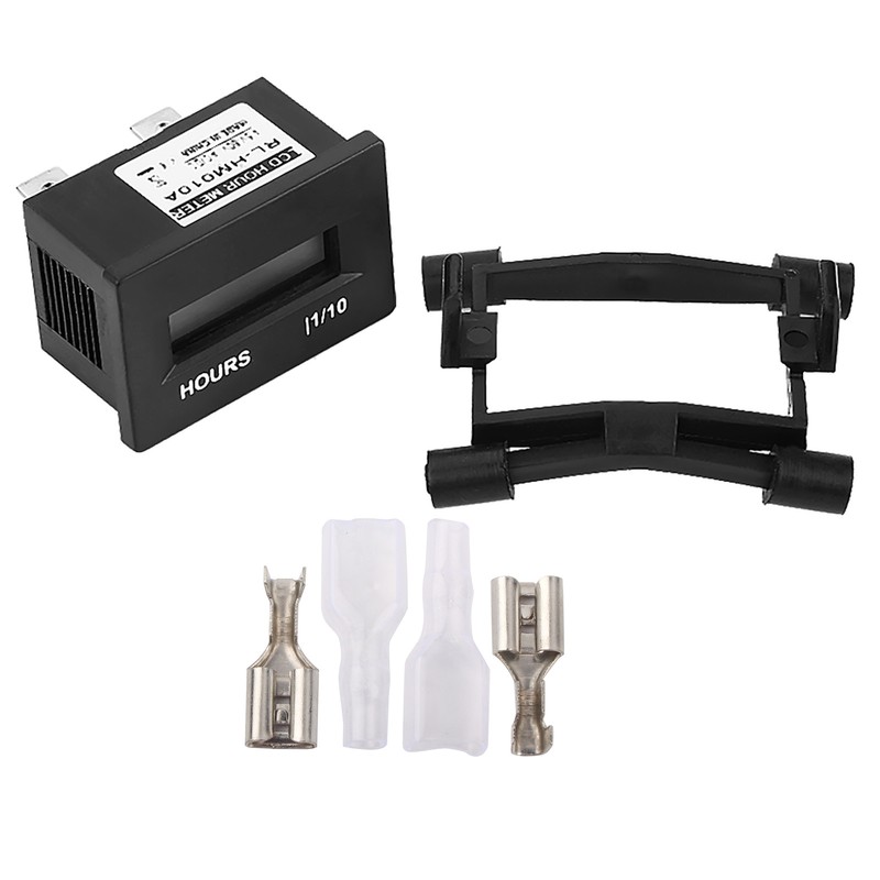 4.5-60V AC/DC Digital Hour Meter Gauge for Marine Boat Engine