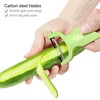 Original Vegetable Fruit Peeler Carbon Steel Blade 3 Pack Red/Green/Yellow…