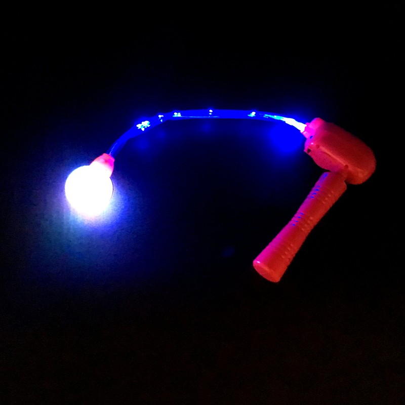 Nunki Toy LED Spinning Toy, Glow Stick Colorful Flash Light