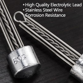 Dr.Fish 5 Pack Spider Surf Fishing Weight Sputnik Sinker 1oz-8oz Saltwater Surf Fishing Sinker Beach Casting Sea Fishing Bottom Holder 4oz