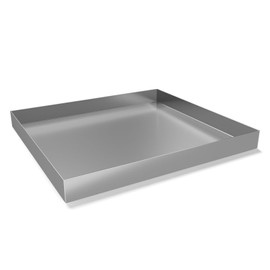 32" x 30" x 2.5" Washing Machine Pan, 304 Stainless Steel Washing Machine Drain Pan,Heavy Duty Pan for Under Washing Machine