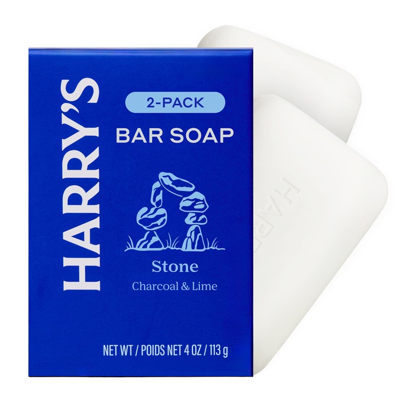 Harry's Bar Soap for Men - Stone Scent, 4 oz