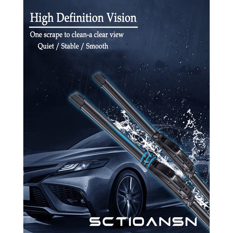 3Pcs Windshield Wipers for Nissan Rogue 2014-2021 2022 2023, Nissan