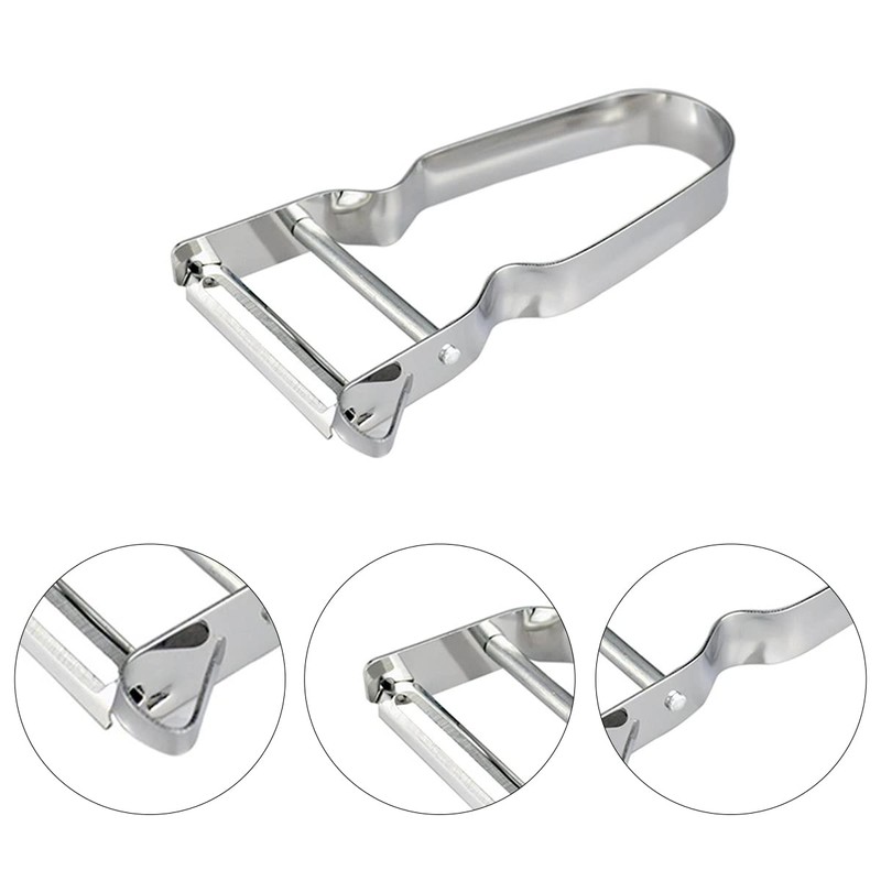 Jagowa 2PCS Potato Peelers Fruit Vegetable Peeler Stainless Steel Rotatable