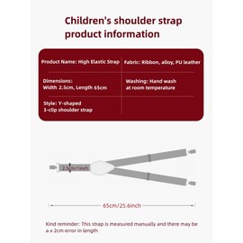 NestNook Kids Braces Y Shaped Kids Braces for Boys and Girls, grey