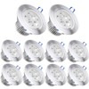 Pack of 10,Pocketman 110V 5W LED Ceiling Light Downlight,Cool White