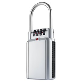 Andchi Key Box, Key Box, Dial-type, Anti-Theft, Key Stock, 4-Digit PIN Code, For Outdoor Use, Suitable for Residential Buildings, Exhibition Halls, Construction Sites, Apartments, Companies