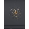 Star 710-01 3D-LED-Hängestern "Firework", Metall, Schwarz, 26 x 26 x