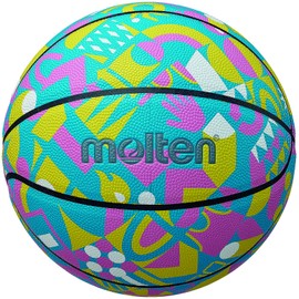 Molten B6F3600-2 Basketball Basketball Graphic Ball 24 Artificial Leather No. 6 Ball