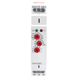 GRT8 M1 Multifunction Time Relay 16A AC 230V with 10 Relay Timer Control Delay Function Mode DIN Rail Electronic Relays of Wide Time Delay Range for 0.1 Seconds to 10 Days