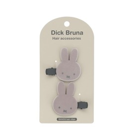SHOBIDO Miffy Flocked Die Cut Bangs Clip MF46385 Dick Bruna Hair Accessories