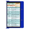 Whitecoat Clipboard® - Speech Language Pathology Edition (Blue, Bifold)