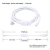SinLoon 11FT US Plug Power Cords with On/Off Switch 3-Core