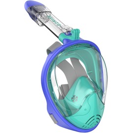 G2RISE SN01 Full Face Snorkel Mask Diving Mask Snorkeling Mask Anti-Fog Foldable Design Unisex Adult Kids Beginner