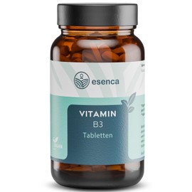 Vitamin B3 Tablets (Niacin) - 180 Tablets - 250 mg Vitamin B3 per Tablet - High Dose and No Additives - 6 Month Supply - Vegan - from Germany