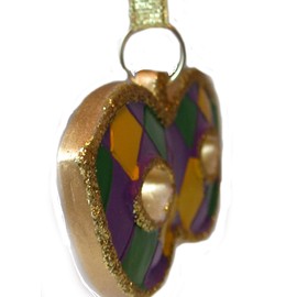 Mardi Gras Ornament New Orleans Christmas Mask Tree decorations Carnival Theme party favor decor decor theme party souvenir Hostess Gift Masker Christmas Travel Tree souvenir decoration Ball French Quarter