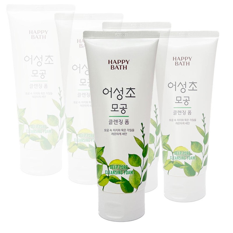 Happy Bath 해피바스 어성초 모공 클렌징 폼 200g Happy Bath