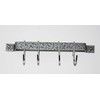 Rogar 12" Hammered Steel Bar Rack 1401