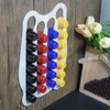 Capsule Holder Black Mount Organizer Acrylic Vertically Horizontally Mounted On