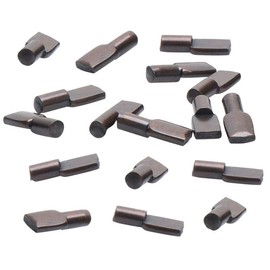 5mm "Spoon" Style Cabinet Shelf Support Pegs - Antique Bronze - Package of 25