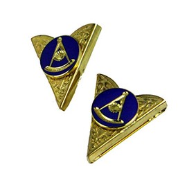 4031942 Past Master Collar Tips Masonic Master Mason Apparel Tuxedo Formal Accessory