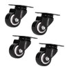4pcs Caster Wheel 360 Degree No Noise Caster Fit for