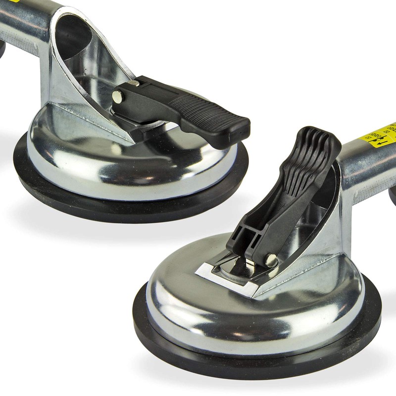 DEMA Glass Lifter GH 120 Aluminium 2 Plates Silver