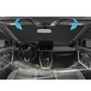 SKTU Sonnenschutz Frontscheiben kompatibel mit Toyotα RAV4 2019-2024 Innen Faltbar