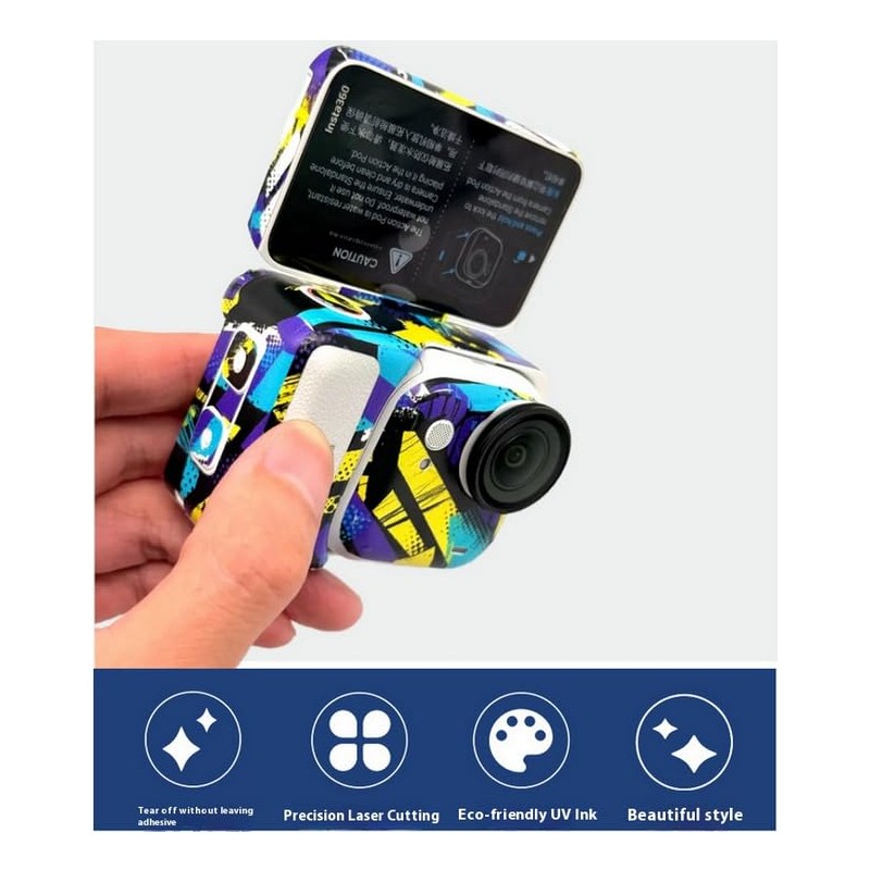 Insta360 Go Ultra Compatible Sticker Protective Film Kit Waterproof Dustproof