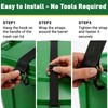 ANKS Heavy Duty Bear & Raccoon Proof Trash Can Lock