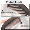 1PCS Dandruff Comb Hollow Comb with Package Red Bag and