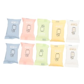 SAFIGLE 10Pcs Portable Compressed Face Cleaning Towels Disposable Mini Face Washing Towels for Travel Skin Friendly and Highly Absorbent for Outdoor and Beauty Use
